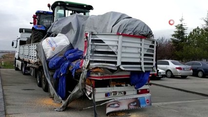 Aksaray'da yolcu otobüsü tıra çarptı: 44 yaralı