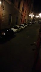 Siena kentinde salgın sebebiyle sokağa çıkamayan insanlar, evlerinin camlarından hep beraber şarkı söyledi