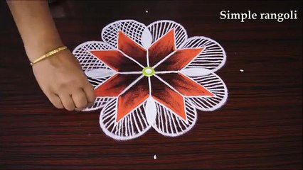 Best rangoli designs 2019   Easy And Quick kolam Design sunday special muggulu