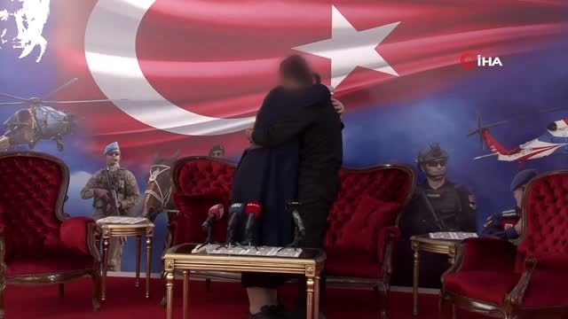 Terör örgütünden kaçan H.D., ikna edilerek ailesine teslim edildi