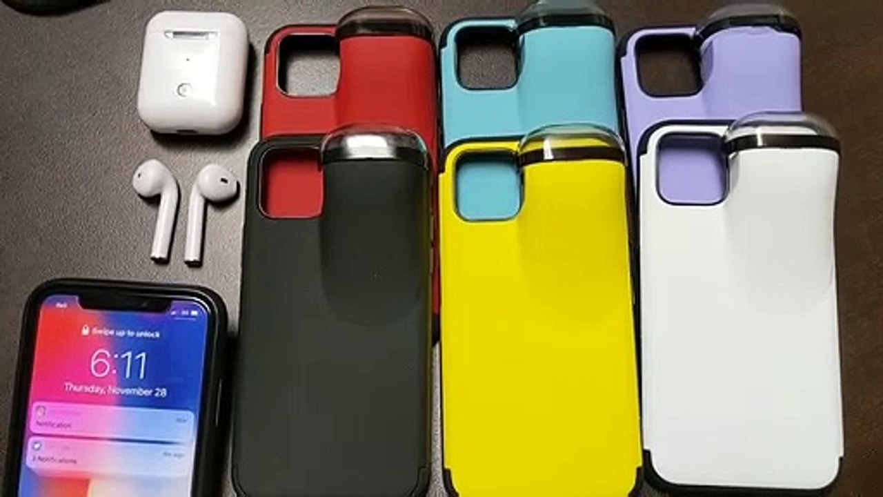 iPhone 2 in 1 Airpod Phone Multi Functional Protective Case - Storage for your Apple AirPods