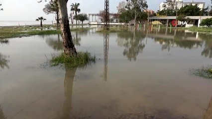 Limonlu Deresi taştı, seraları ve siteleri su bastı