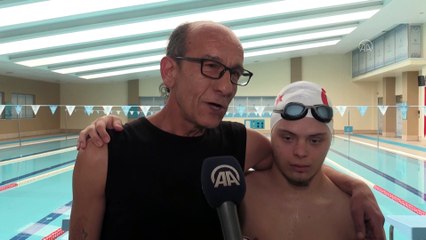 Down sendromlu milli yüzücü Serhat gözünü dünya şampiyonluğuna çevirdi -ESKİŞEHİR
