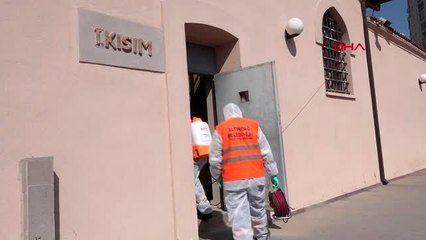 ANKARA Altındağ'da tarihi ve turistik alanlarda virüs temizliği