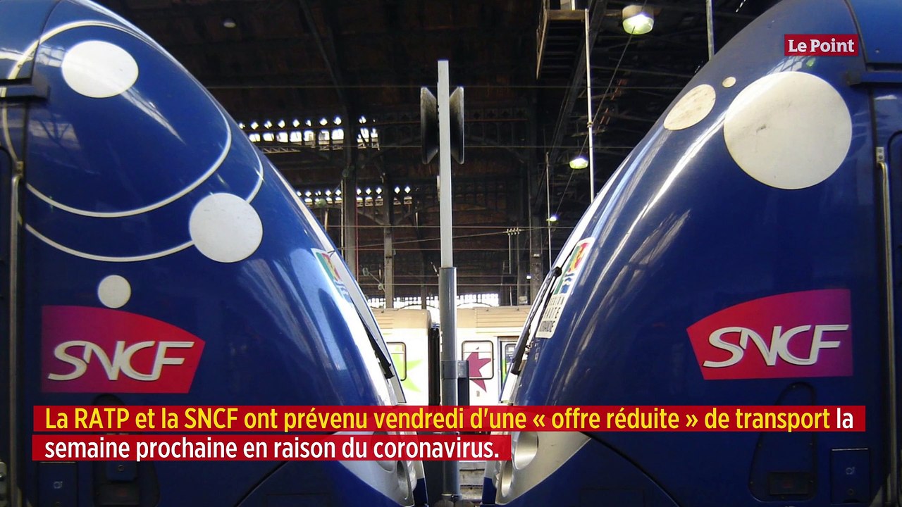 Coronavirus : offre réduite annoncée à la RATP et la SNCF dès lundi