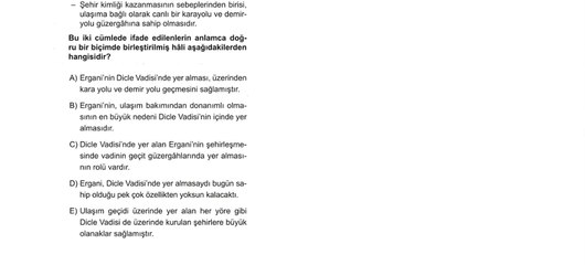 Sıradışı Analiz Yayınları TYT 10. Deneme Sınavı - Türkçe 9.  Soru