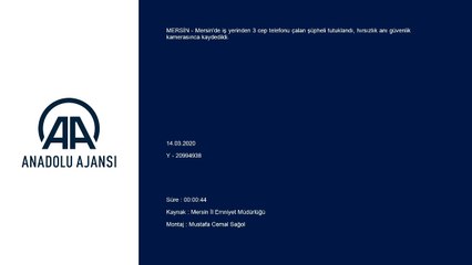 İş yerinden cep telefonu çalan şüpheli tutuklandı - MERSİN