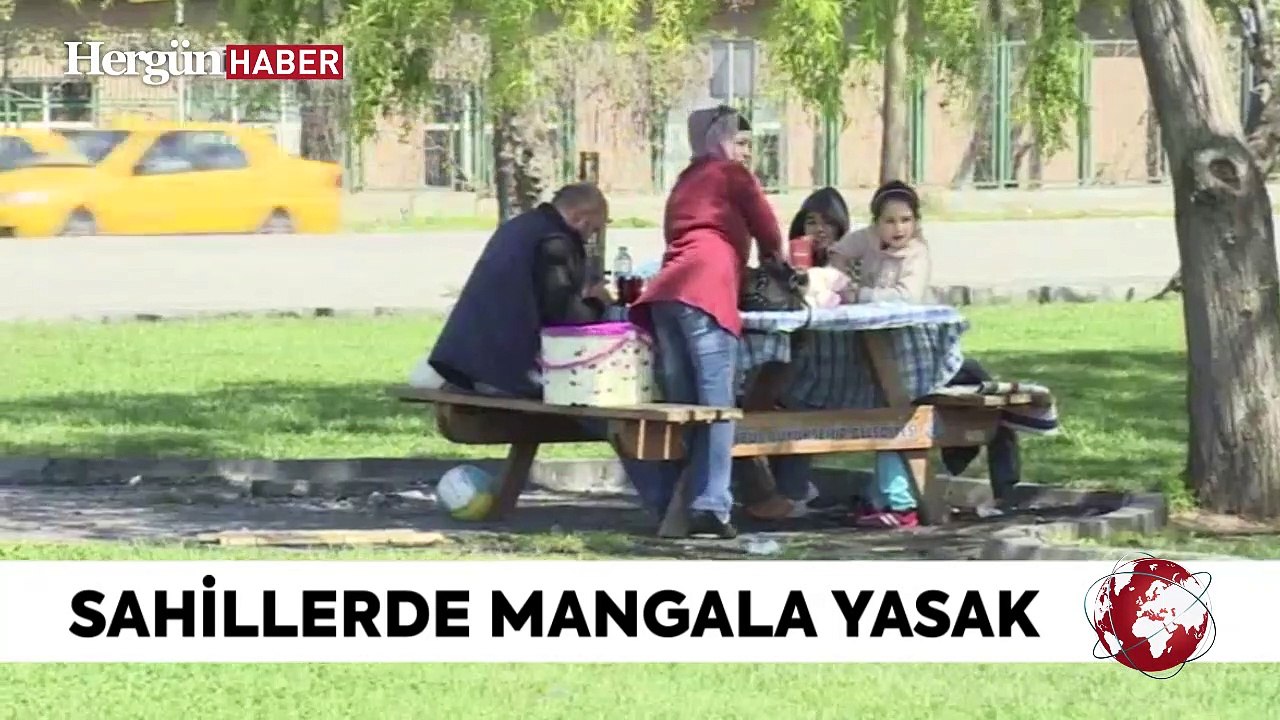 Sahilde mangal ve nargile yasak!