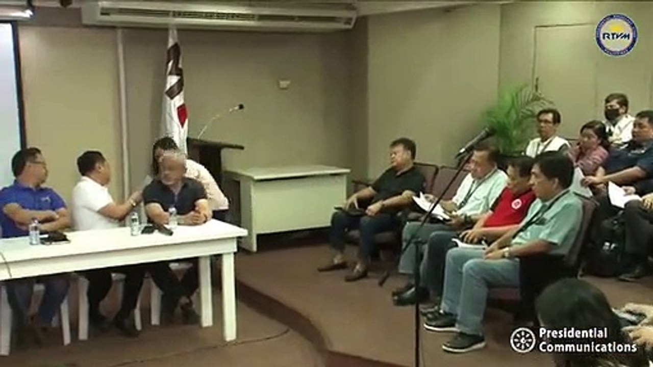 Transportation department holds a press briefing Saturday, March 14