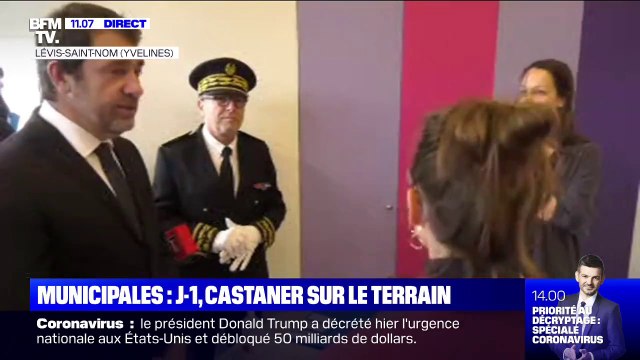 Coronavirus: Christophe Castaner supervise le dispositif des bureaux de votes pour les municipales