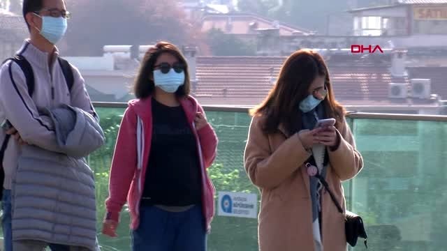 ANTALYA Tayvanlı turistlerden maskeli tur