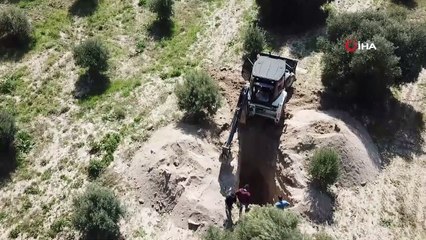 Manisa’da kaçak definecilere suçüstü