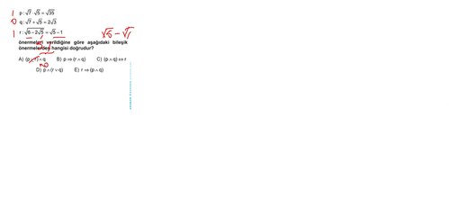Sıradışı Analiz Yayınları TYT 10. Deneme Sınavı - Matematik 14.  Soru