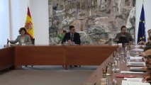 Consejo de ministros extraordinario para el estado de alarma.