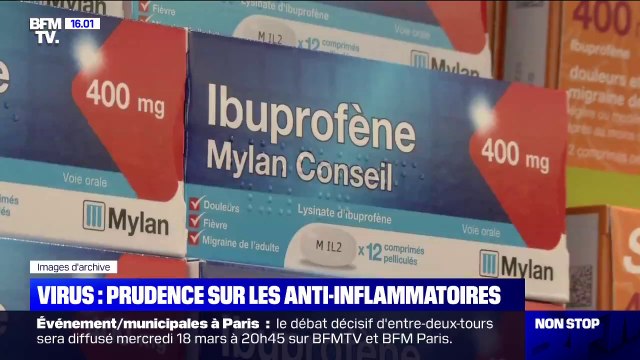 Coronavirus: le ministre de la Santé appelle à la prudence sur les anti-inflammatoires