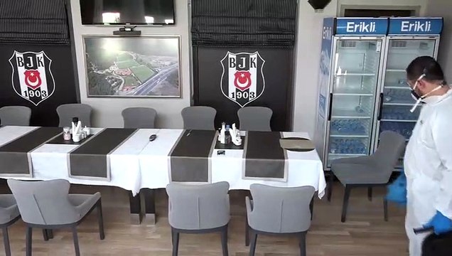 Beşiktaş, koronavirüs salgınına karşı dezenfekte çalışması yaptı / 2