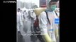 شاهد: الجيش التايواني يتدرب على سيناريو وقائي خشية تفشي وباء كورونا