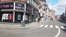 Les rues de Namur désertées