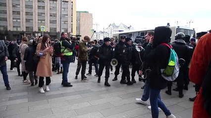 Rusya'da siyasi mahkumların serbest bırakılması için gösteri düzenlendi