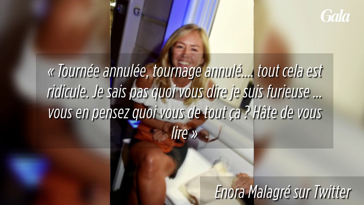 Enora Malagré "furieuse" du report de sa tournée, les internautes se déchaînent