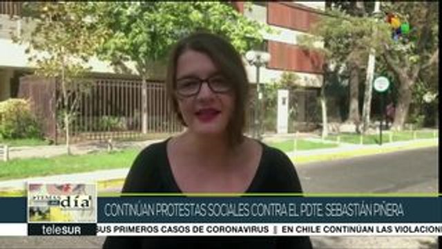 Nueva jornada de protestas en Chile en el marco del estallido social