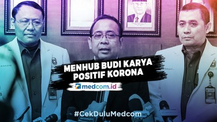 Menteri Perhubungan Budi Karya Sumadi Dinyatakan Positif Korona