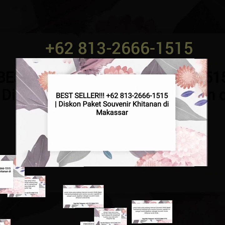 BEST SELLER!!! +62 813-2666-1515 | Diskon Paket Souvenir Khitanan di Makassar