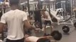 Guy Falls Over Backwards While Trying to lift Weights