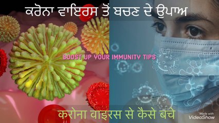 Immunity Booster (Prevention from viral infections) करोना वाइरस  से कैसे बचे ਕਰੋਨਾ ਵਾਇਰਸ ਤੋਂ ਬਚਾਅ #coronavirus
