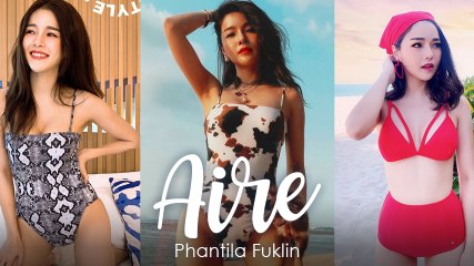 แซ่บไม่หยุด แอร์ ภัณฑิลา กับชุดว่ายน้ำลายเสือ ดุน่าดู