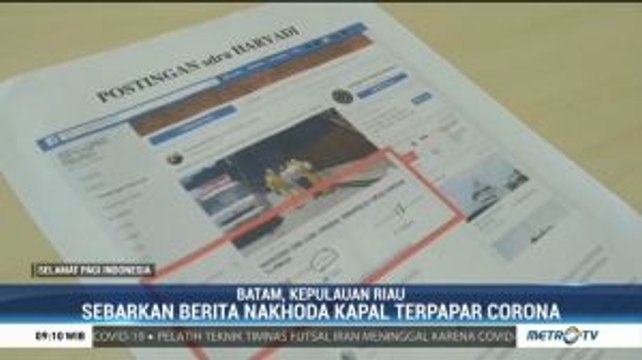 Seorang ABK di Kepri Ditangkap Akibat Sebar Berita Hoaks Penyebaran Covid-19