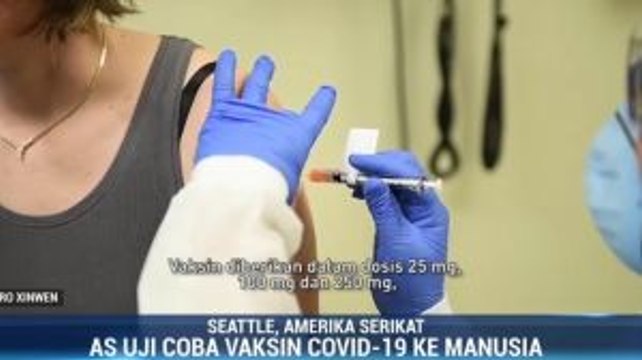 Vaksin Covid-19 Diuji Coba ke Manusia