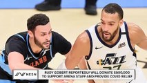 Jazz Center Rudy Gobert Donates $500,000 To COVID Relief, Arena Staff
