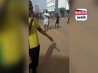 Explosion de joie à l'Ucad après l'annonce de la suspension des cours