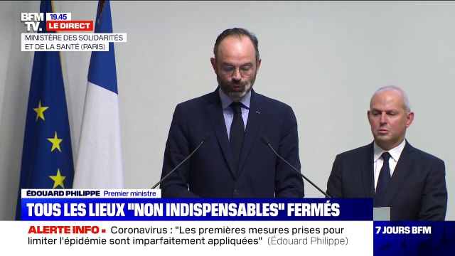 Coronavirus: Edouard Philippe annonce que le dispositif d'accueil des enfants sera étendu à tous les enfants des personnels essentiels à continuité de la vie de la nation