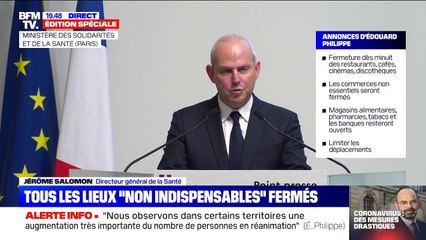 Coronavirus: le directeur général de la Santé annonce le passage de la France au stade 3
