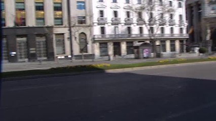 Madrid, casi desierto