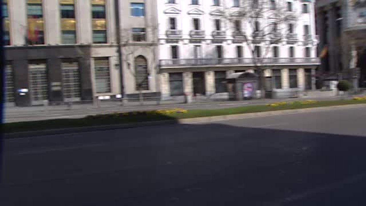 Madrid, casi desierto