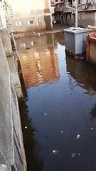 غرق الشارع بالمياه وجود محول كهرباء مشتول السوق بالشرقية