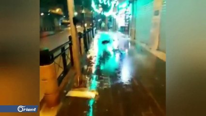 منسقو الاستجابة يناشدون لإنقاذ النازحين من عاصفة التنين بإدلب