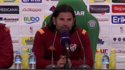 Bursaspor - Boluspor maçının ardından