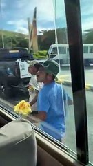 Man Tries to Steal an IPad From Rugby Player