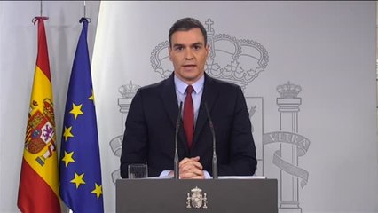 Pedro Sánchez: "No nos va a temblar la mano para ganar al virus"