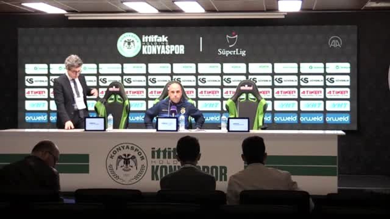 İttifak Holding Konyaspor-Fenerbahçe maçının ardından - Zeki Murat Göle