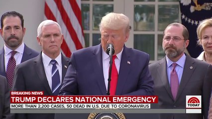 Coronavirus  Trump Declares National Emergency