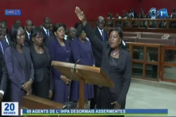 RTG/Prestation de serment de 69 agents de l’IHPA