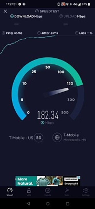 T-Mobile Speed Test