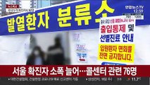 서울 확진자 소폭 늘어…콜센터 관련 76명