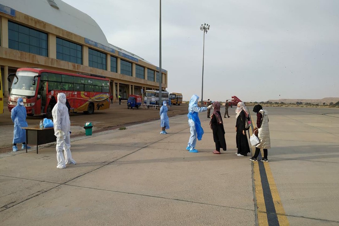 air india flight from iran