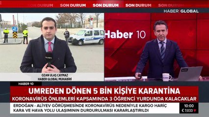 Umre'den dönenler Ankara'da karantinaya alındı!